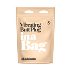 In A Bag Vibrating Butt Plug 5 in. Black