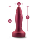 Anal Adventures Matrix Atomic Plug with Remote Martian Wine