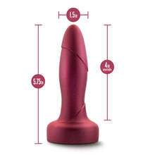 Anal Adventures Matrix Atomic Plug with Remote Martian Wine