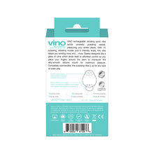 VeDO Vino Rechargeable Vibrating Sonic Vibe Turquoise