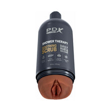 PDX Plus Shower Therapy Soothing Scrub Brown