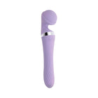 Playboy Vibrato Rechargeable Silicone Dual Ended Wand Vibrator Opal