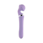 Playboy Vibrato Rechargeable Silicone Dual Ended Wand Vibrator Opal