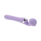 Playboy Vibrato Rechargeable Silicone Dual Ended Wand Vibrator Opal
