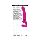 Gender X Sharing Is Caring Rechargeable Silicone Dual-Ended Vibrator Pink