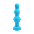Gender X Plugged Up Rechargeable Silicone Vibrating Beaded Plug Teal