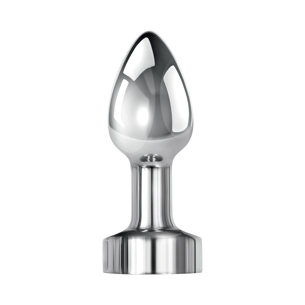 Gender X Rockin'' Metal Plug Mini Rechargeable Vibrating Anal Plug Aluminum Silver