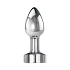 Gender X Rockin'' Metal Plug Mini Rechargeable Vibrating Anal Plug Aluminum Silver