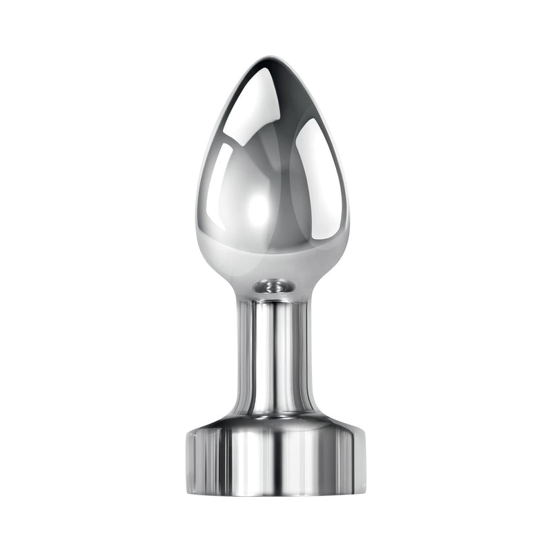 Gender X Rockin'' Metal Plug Mini Rechargeable Vibrating Anal Plug Aluminum Silver