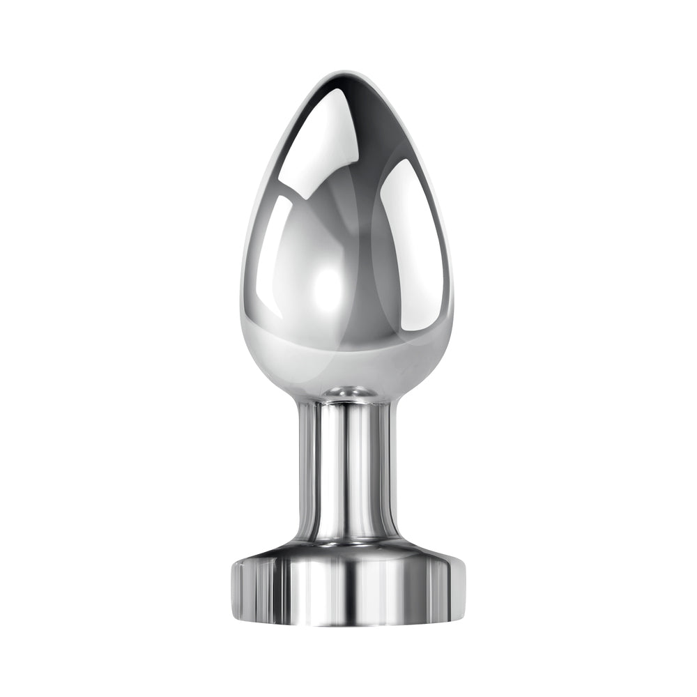 Gender X Rockin'' Metal Plug XL Rechargeable Vibrating Anal Plug Aluminum Silver