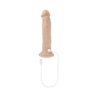 Evolved In Thrust We Trust Rechargeable Silicone Thrusting Vibrating Dildo with Remote Light