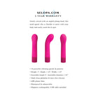Selopa Paradise G Rechargeable Silicone G-Spot Vibrator Pink