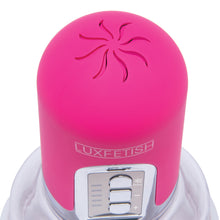 Lux Fetish Rechargeable 4-function Auto Pussy Pump with Clit Clamp