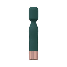 LoveLine Glamour 10 Speed Mini-Wand Silicone Rechargeable Waterproof Forest Green