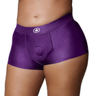 Ouch! Vibrating Strap-on Boxer Purple XL/XXL