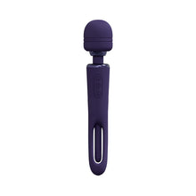 VIVE KIKU Rechargeable Double Ended Wand with Innovative G-Spot Flapping Stimulator Purple