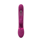 VIVE MIKA Rechargeable Triple Motor Vibrating Rabbit with G-Spot Flapping Stimulator Pink
