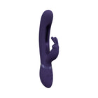 VIVE MIKA Rechargeable Triple Motor Vibrating Rabbit with G-Spot Flapping Stimulator Purple