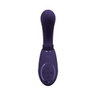 VIVE GEN Rechargeable Triple Motor G-Spot Vibrator with Pulse Wave and Vibrating Bristles Purple