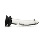 Pleasure Crystals 7.6 in. Glass Dildo with Silicone Base