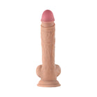 Shaft Model A: 10.5 in. Dual Density Silicone Dildo with Balls Pine