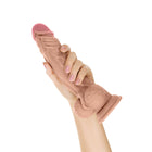 Shaft Model A: 10.5 in. Dual Density Silicone Dildo with Balls Pine