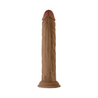 Shaft Model J: 9.5 in. Dual Density Silicone Dildo Oak
