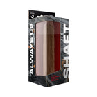 Shaft Model J: 9.5 in. Dual Density Silicone Dildo Oak