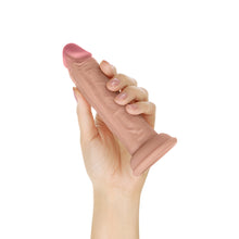 Shaft Model J: 5.5 in. Dual Density Silicone Dildo Pine