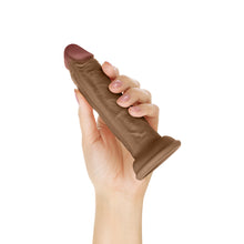 Shaft Model J: 5.5 in. Dual Density Silicone Dildo Oak