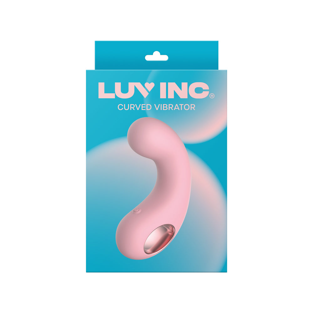 Luv Inc Cv77: Curved Vibrator Light Pink