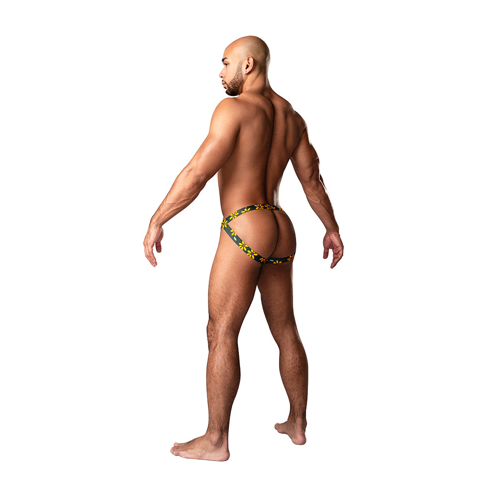 Male Power Petal Power Jock Daisy Print L/XL