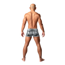 Male Power Dirty Denim Pouch Short Denim Print XL