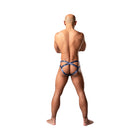 Male Power Infinite Comfort Amplifying Strappy Jock Periwinkle L/XL