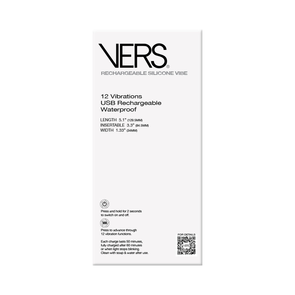 VERS Rechargeable Silicone P-spot Vibe