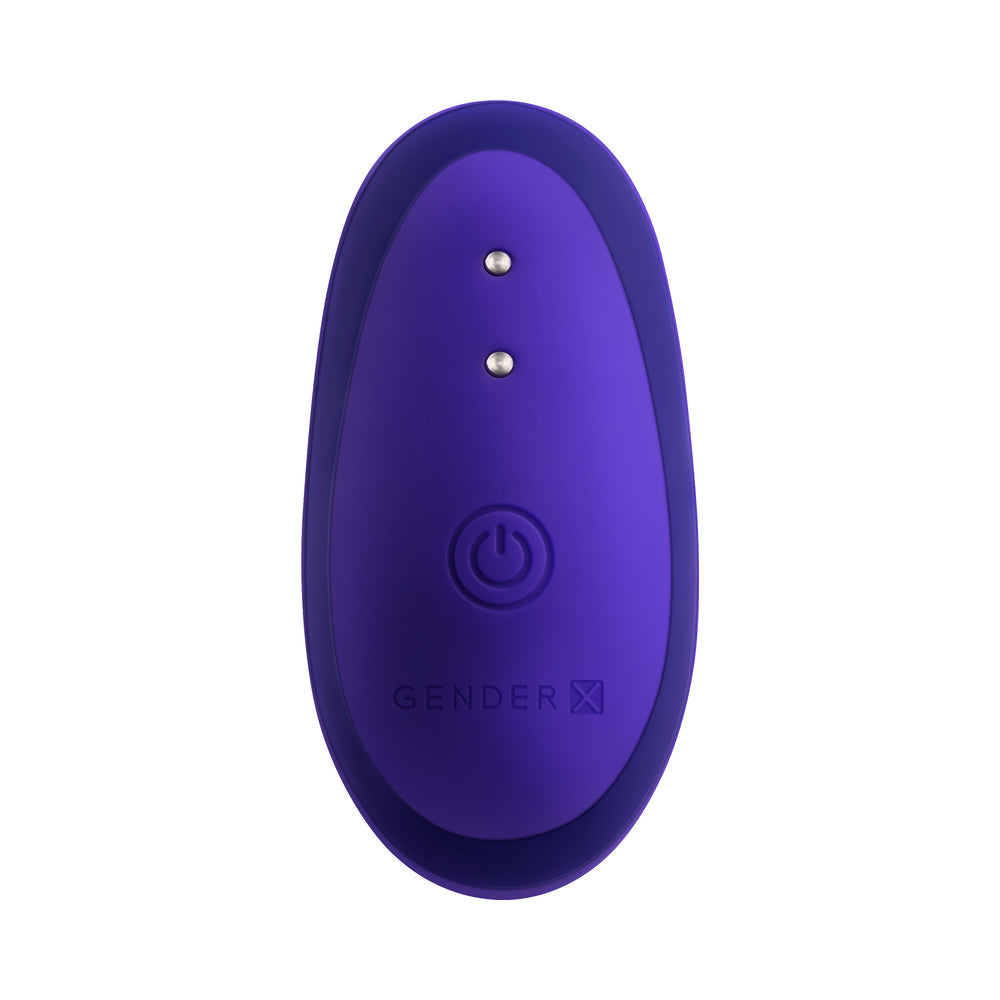 Gender X Anybody''s Plug Rechargeable Plug Silicone Purple
