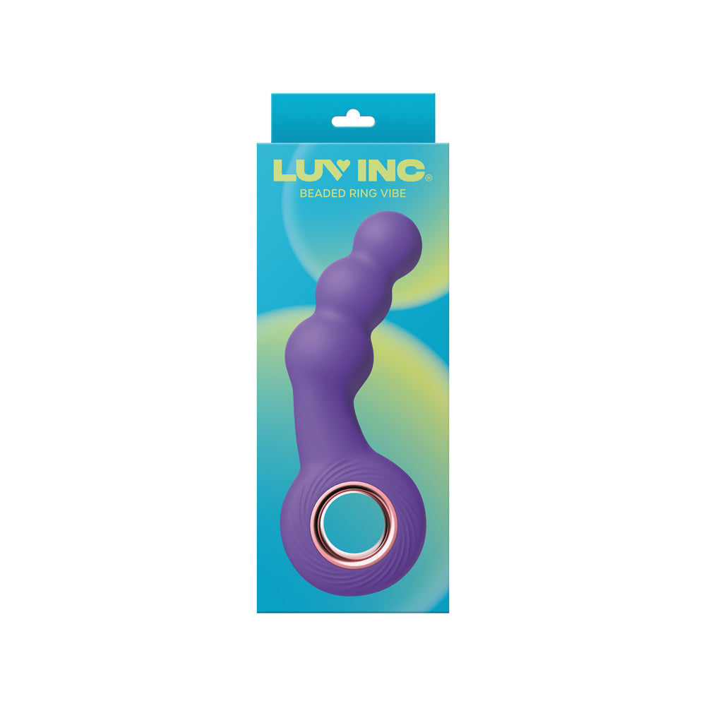 Luv Inc Br15: Beaded Ring Vibe Purple