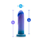 Avant Midnight Rendezvous 7.5 in. Dildo Ocean Blue
