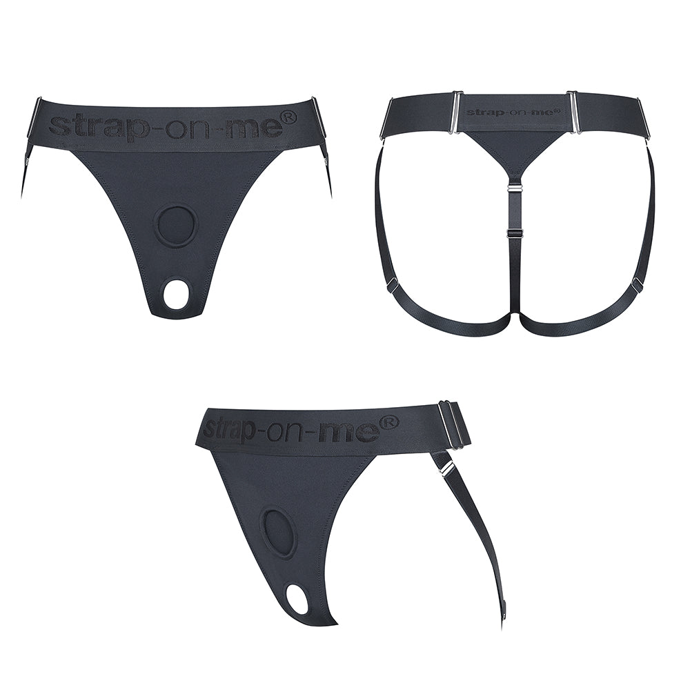 Strap-On-Me Harness Lingerie Unique One Size Grey