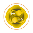 Clit-Tastic Tulip Finger Massager & Pleasure Plug Yellow