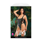 Fantasy Lingerie Vibes Eat Me Flash Reactive Mushroom-Print Bodysuit S/M