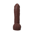 The Realistic Cock Hung 12 in. ULTRASKYN Vac-U-Lock Dildo Chocolate