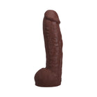 The Realistic Cock Hung 12 in. ULTRASKYN Vac-U-Lock Dildo Chocolate