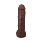 The Realistic Cock Hung 12 in. ULTRASKYN Vac-U-Lock Dildo Chocolate