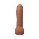 The Realistic Cock Hung 12 in. ULTRASKYN Vac-U-Lock Dildo Caramel