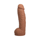 The Realistic Cock Hung 12 in. ULTRASKYN Vac-U-Lock Dildo Caramel