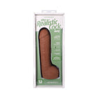 The Realistic Cock Hung 12 in. ULTRASKYN Vac-U-Lock Dildo Caramel