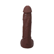 The Realistic Cock Squirting 9.5 in. ULTRASKYN Vac-U-Lock Dildo Chocolate