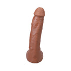 The Realistic Cock Squirting 9.5 in. ULTRASKYN Vac-U-Lock Dildo Caramel