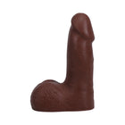 The Realistic Cock 5 in. ULTRASKYN Vac-U-Lock Dildo with Balls Chocolate